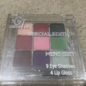Special Edition Makeup Mini Set - 9 Eyeshadows, 4 Lip Glosses, & Brush!